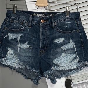 American Eagle Hi-Rise Festival shorts